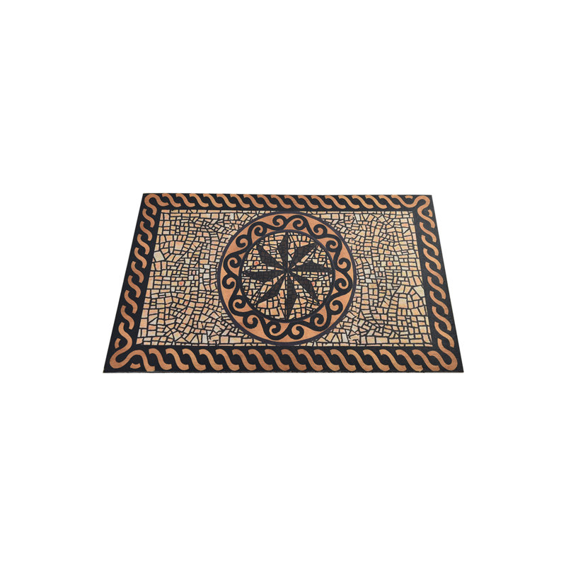 Durable PVC Doormat, Non-Slip Underside, 15.7 x 23.6 inches | 100% PVC Material, Machine Washable at 86°F | Perfect for Indoor & Outdoor Use, Easy to Clean, Stylish & Functional Welcome Mat