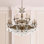Milano 15 Light 38.5in x 38in Two-Tier Chandelier in French Gold with Clear Heritage Handcut Crystals