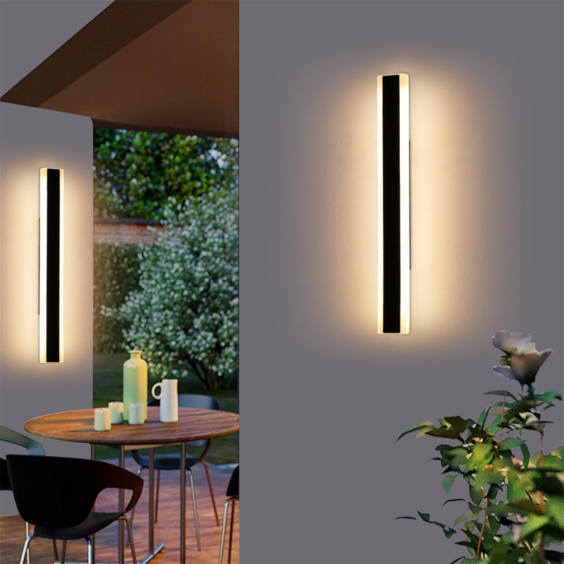 Crystianna Natural 60cm H Outdoor Sconce