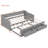 Wooden Daybed With Trundle Bed And Two Storage Drawers-251448621