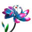 Triple piquet pour jardin