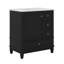 30" Bathroom Vanity With Sink, One Door With Shelf And Three Drawers-119471318