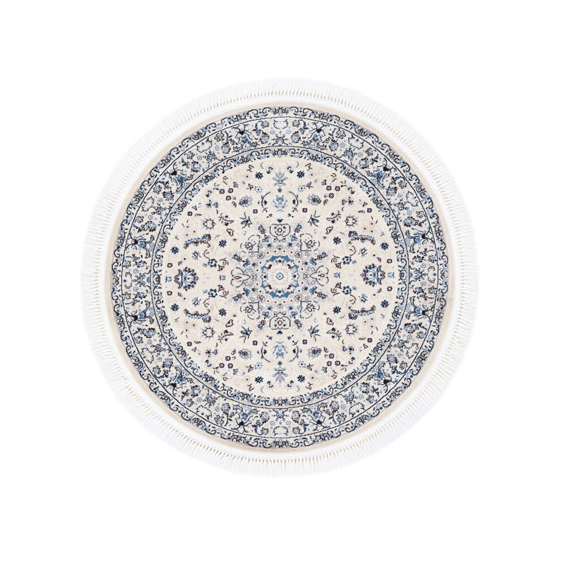 Oriental Area Rug, Round 120cm