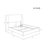Dinapoli Upholstered Wingback Bed-897159549-881806969