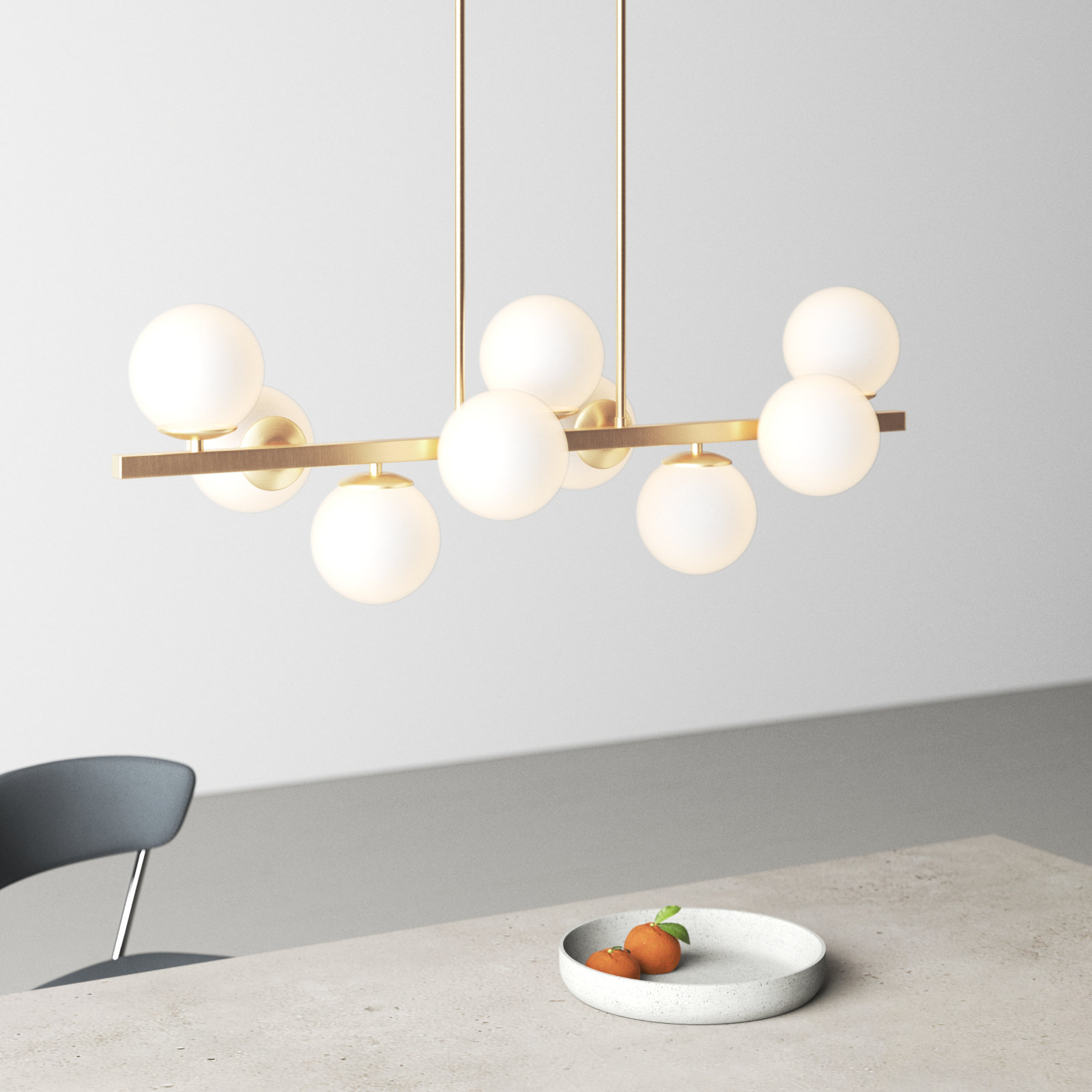 Viola 9 - Light Dimmable Chandelier