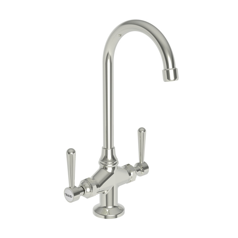 Astaire Double Handle Bar Faucet, Polished Nickel