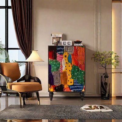 Durable Five-Drawer Storage Cabinet