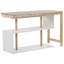 Amberboi L-Shaped Solid Wood Top Writing Desk