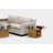 SQG Glass Top Coffee Table-9521559-9521557