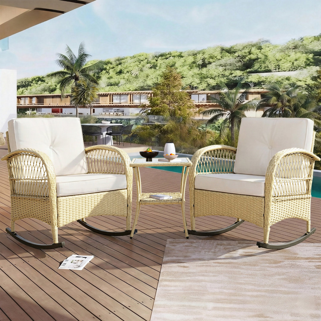 2 - Person Patio Dining Set with Square Table