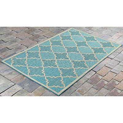 Boutte Flatweave Geometric Indoor / Outdoor Rug