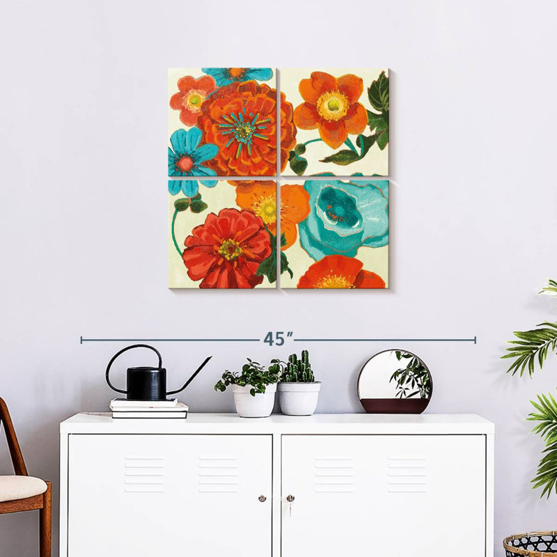 Harnek Spring Collage Vignette, 26" H x 26" W