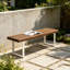 Banc de patio en bois d'acacia-129028194