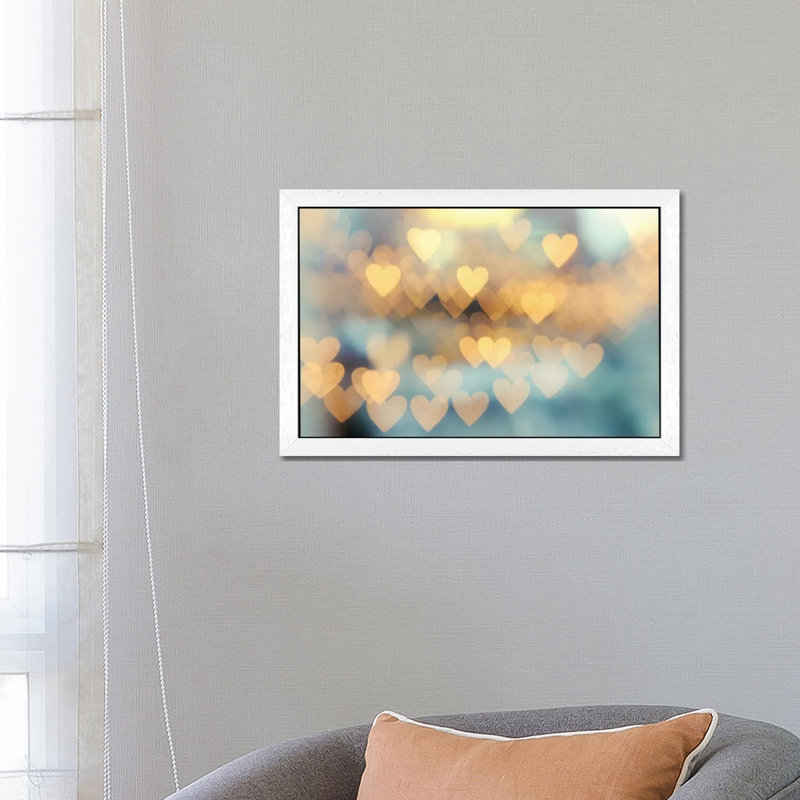 Holding Onto Love II by Chelsea Victoria - Print on Canvas, 66.04 cm H x 45.72 cm W, White Framed
