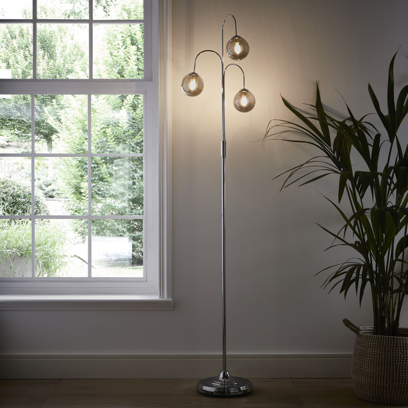 Freudenburg 165cm Chrome Tree Floor Lamp