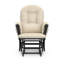 Fauteuil oscillant et repose-pieds en tissu d’ameublement personnalisé Hoop-183450929-183450926