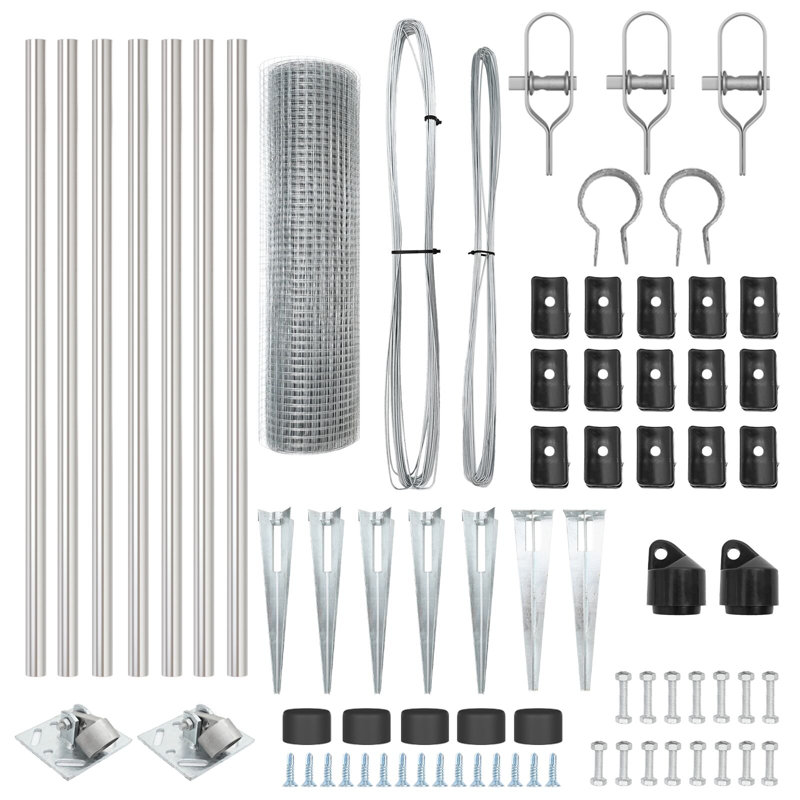 50cm H x 1000cm W Steel Fencing Kits
