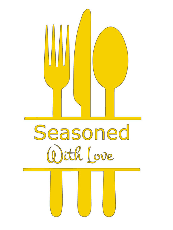 Décalcomanie murale cuisine avec amour, H 24 po x l 14 po x P 0,01 po, Jaune clair