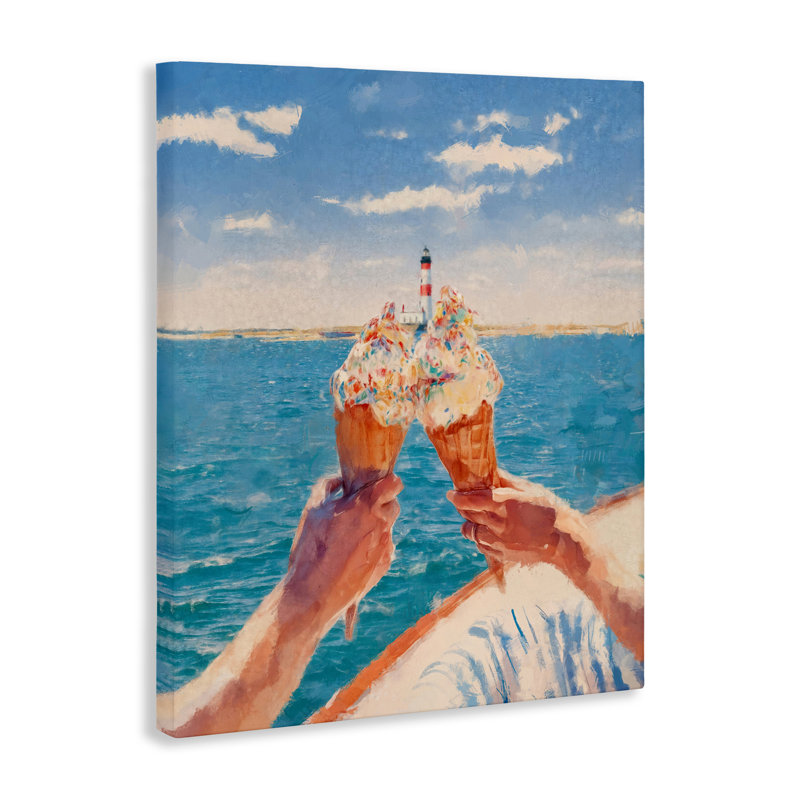 «Ice Cream Cheers on Boat», conception de Ziwei Li, H 20 po x l 16 po