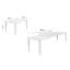Nithilan Extendable Oak Metal Base Dining Table-298701696-298701697
