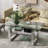 Marik Glass Top Single Coffee Table