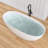 67'' Freestanding Tub Solid Surface Freestanding Deep Soaking Bathtub