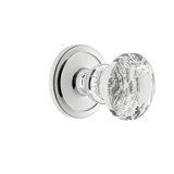 Grandeur Concealed Screw Mechanism Geometric Knob with Circle Rosette