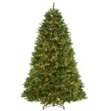7.5 Ft. Newberry® Spruce Tree With Dual Color® Led Cosmic Lights®