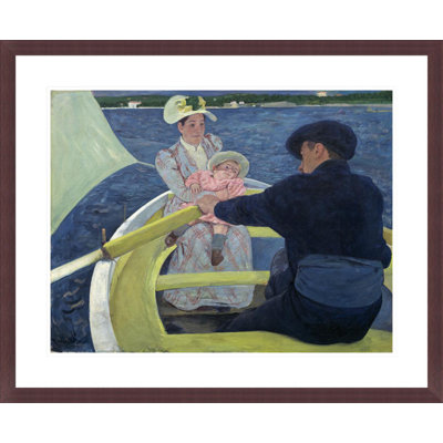 The Boating Party by Mary Cassatt -Framed Giclee Print