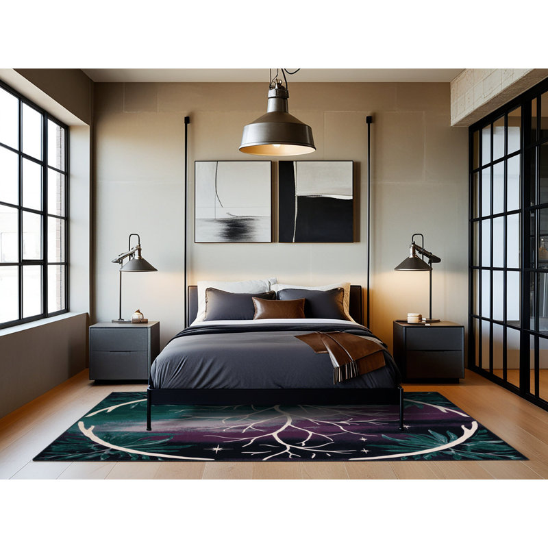 Gilded Grove Rug, Square 5'