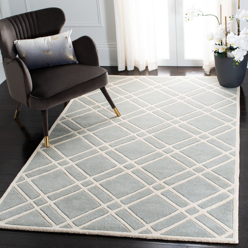 Tapis en laine touffeté à la main Teresita, Rectangle de 5 pi x 8 pi