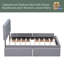 Lit plateforme avec rangement Bodwar-1553327198
