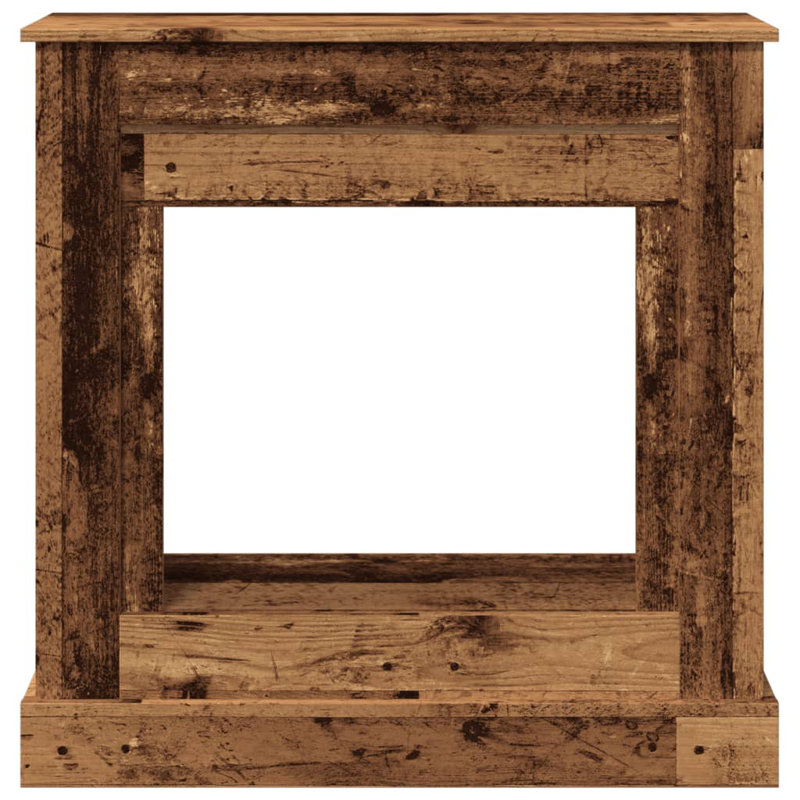 Fireplace Surround 30 Cm Engineered Wood, 90cm H x 90cm W x 30cm D, Old Wood