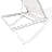 Seabreeze Deck Patio Sunloungers Sun Loungers Lounge Chairs Outdoor Sling Chaise Lounges (White Frame & White Mesh)-2027888410-2027888405