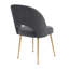 Chaise en velours Rizo Cognac-4605388
