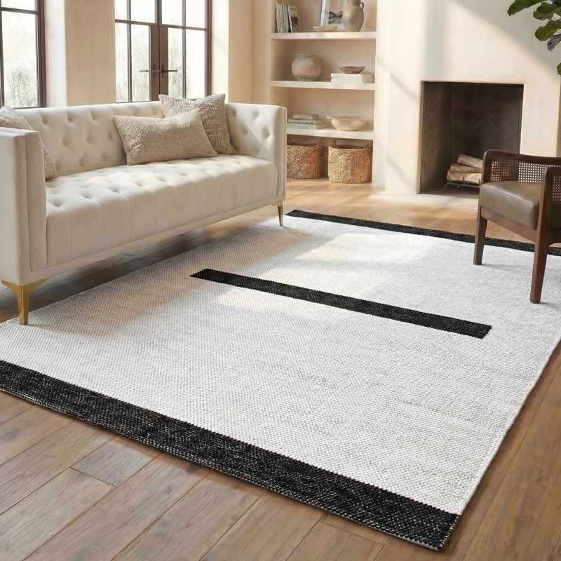 Maelani Flat Weave Wool Rug, Rectangle 8' x 10'