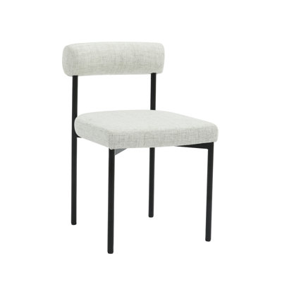 Dahlia Upholstered Counter Stool with Metal Frame
