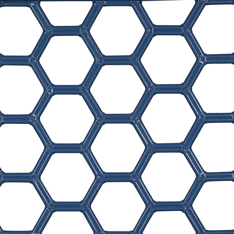 Honeycomb Bed, Twin, Navy