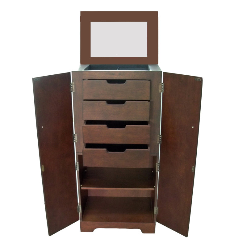 Ademar 19'' Wide Freestanding Jewelry Armoire