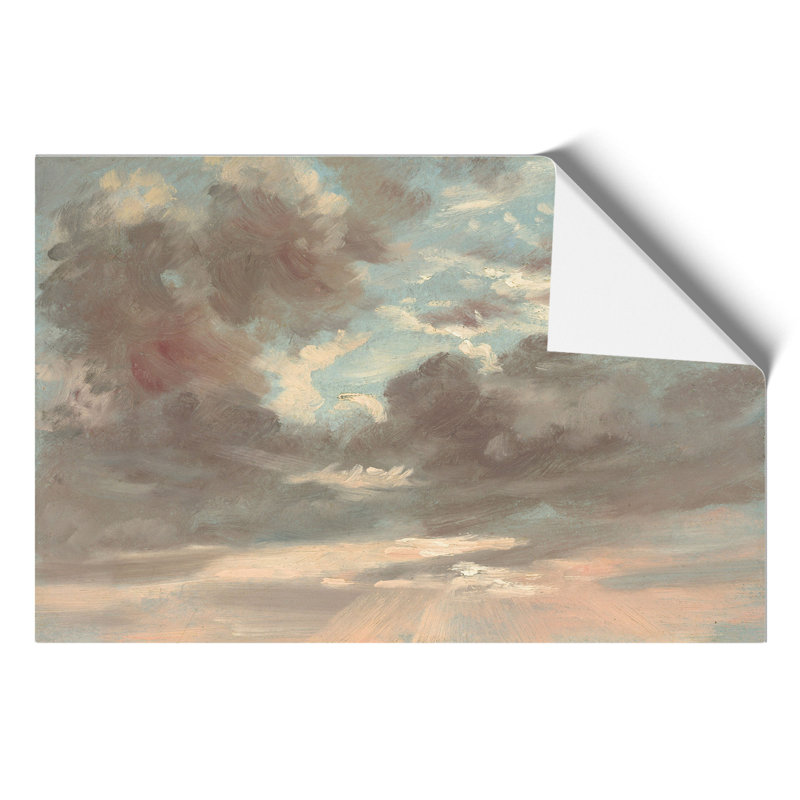 Stormy Sunset by John Constable - No Frame Painting, 42cm H x 59cm W x 0.1cm D