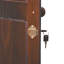 Armoire-penderie flexible 100% bois massif 2 portes avec serrure Primm-40878643