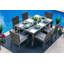 Ensemble de meubles d'extérieur 14 pièces Bari brun espresso-270682637-270682635