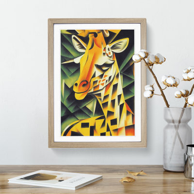 Smiling Giraffe - Framed Print