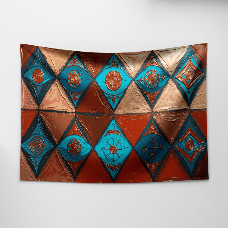 Tapisserie murale Southwestern, 68 po x 80 po