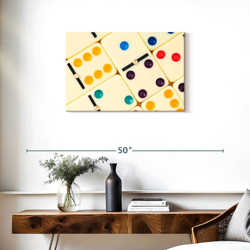 Dominos colorés Senne, H 20 po x l 30 po