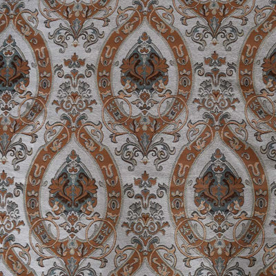 Ceasar Fabric | Floral Damask Chenille Fabric | Drapery & Curtain Fabric and Upholstery Fabric