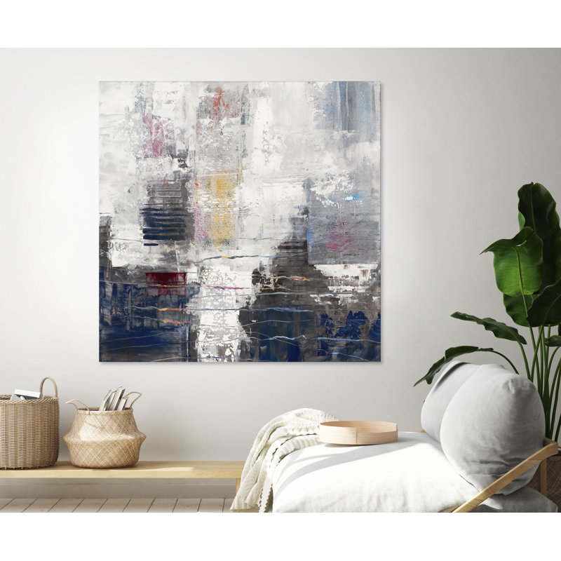 "Approche de Shangri-La" par John Burrows, reproduction d'art sur toile tendue, H 84 po x l 84 po x P 1,5 po