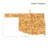Totally Bamboo State Destination Series Bamboo Oklahoma Cutting Board