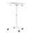 Sit To Stand Mobile Laptop Computer Stand With Height Adjustable And Tiltable Tabletop