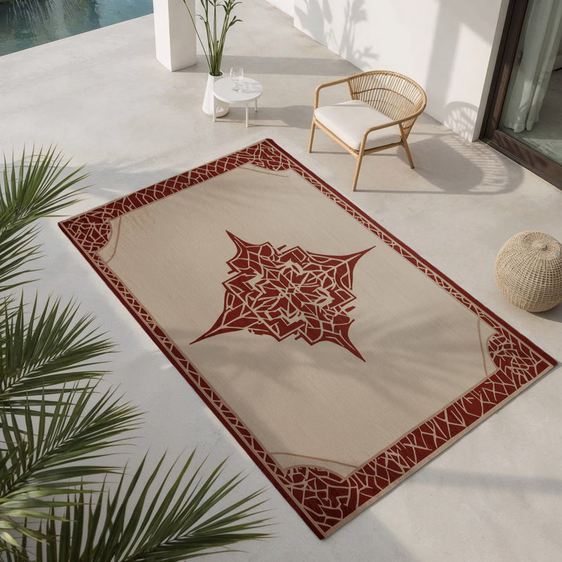 Tapis intérieur et extérieur Axis Convergence, Rectangle 5 pi x 7 pi